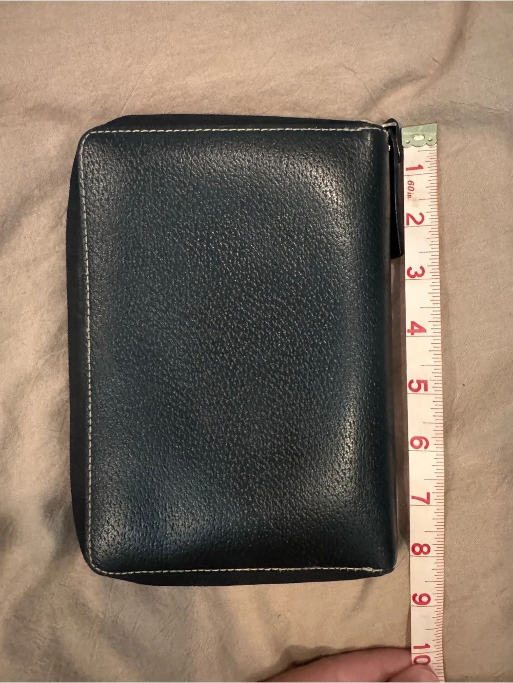kate spade Black Leather Zip Agenda/Organizer